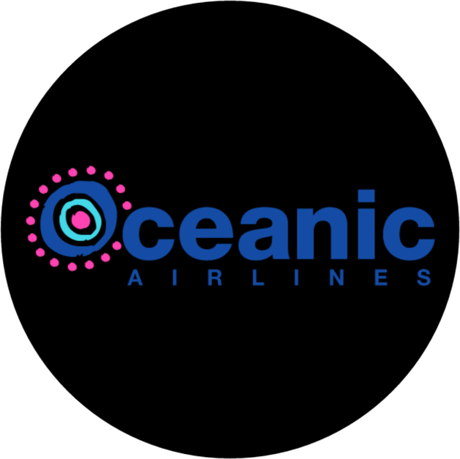 Nadruk Oceanic Airlines II - Przód