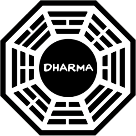 Nadruk Dharma Logo - Przód