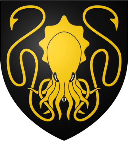 Nadruk House Greyjoy Sigil - Przód