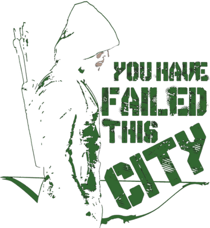 Nadruk You Have Failed This City - Przód