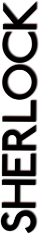 Nadruk Sherlock Logo 2 - Przód