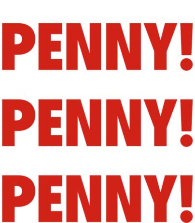 Nadruk Knock Knock Knock Penny - Przód