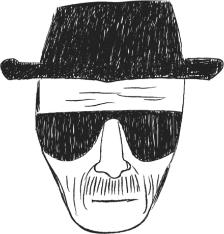 Nadruk Heisenberg Police Sketch - Przód