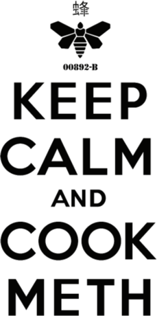 Nadruk Keep Calm and Cook Meth 2 - Przód