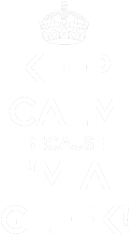 Nadruk Keep Calm because I'm a Gleek - Przód