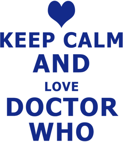 Nadruk Keep Calm and Love Doctor Who - Przód