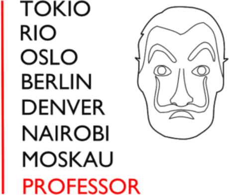 Nadruk El Professor Team - Przód