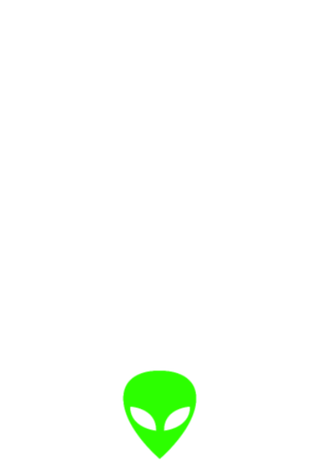 Nadruk We Are Not Alone - Przód