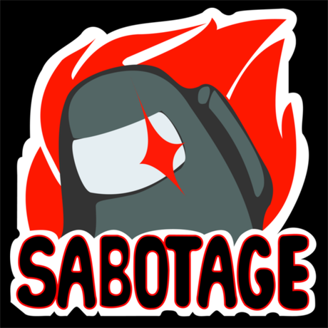 Nadruk Sabotage - Przód