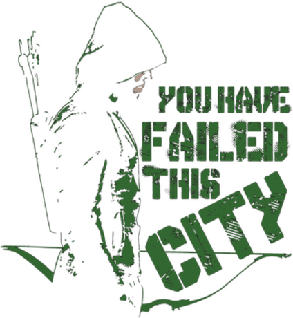 Nadruk You Have Failed This City - Przód