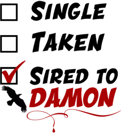 Nadruk Sired to Damon - Przód