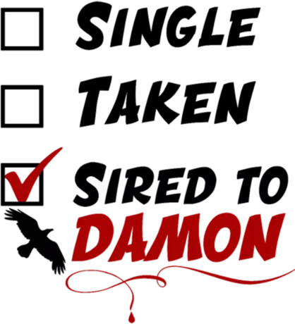 Nadruk Sired to Damon - Przód