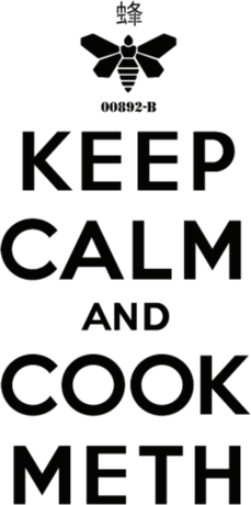 Nadruk Keep Calm and Cook Meth 2 - Przód
