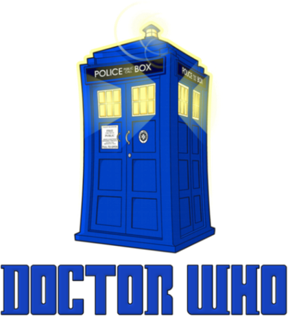 Nadruk Doctor Who Police Box - Przód