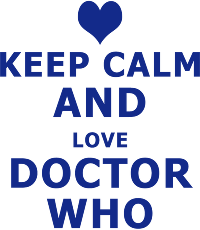 Nadruk Keep Calm and Love Doctor Who - Przód