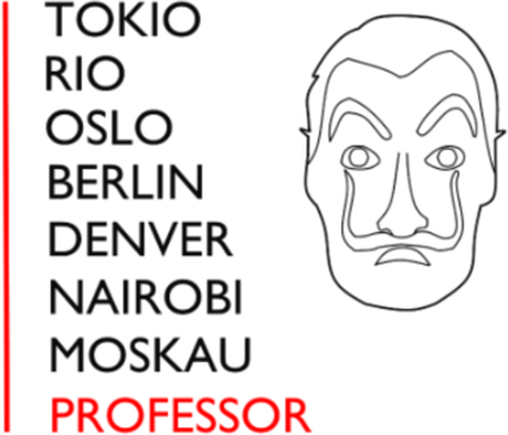 Nadruk El Professor Team - Przód