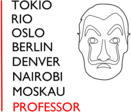 Nadruk El Professor Team - Przód