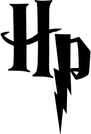 Nadruk Harry Potter Logo - Przód